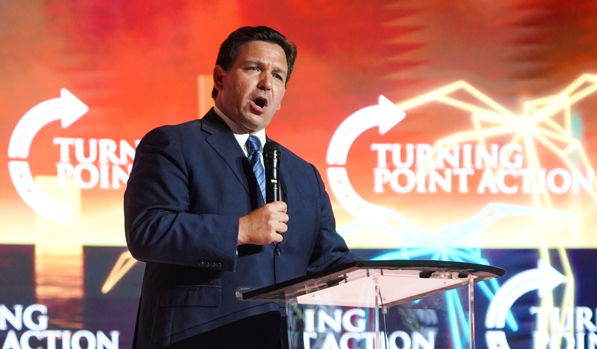 DeSantis lights into Biden during TPUSA speech amid rampant 2024 speculation