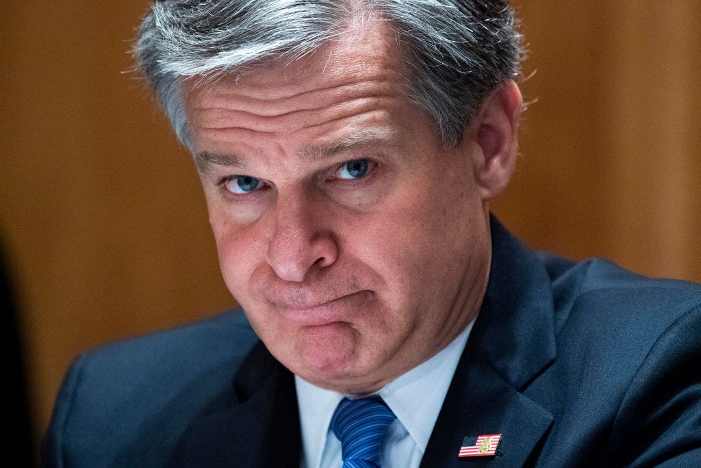 FBI Director Wray refuses to say if alleged Hunter Biden criminal activity is Russian 'disinformation'