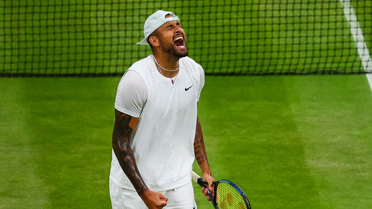 Nick Kyrgios overcomes multiple outbursts to upset No