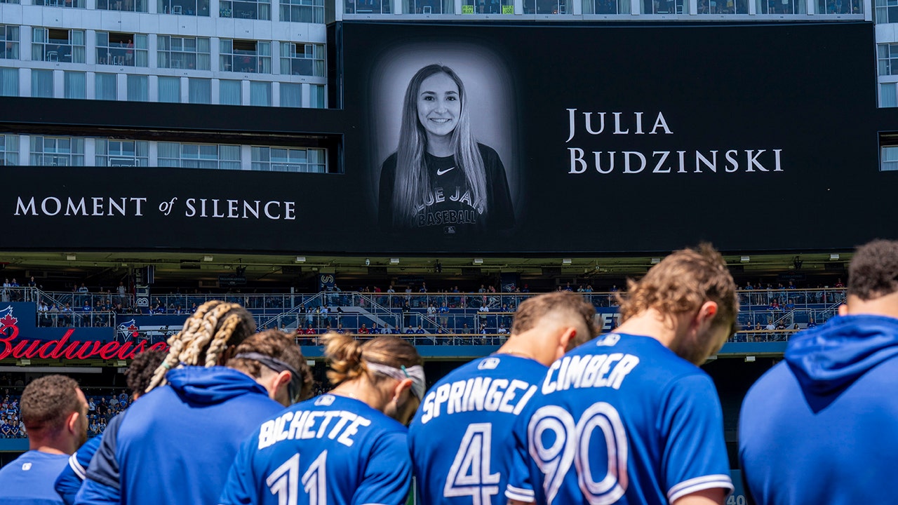 Julia Budzinski, daughter of Toronto Blue Jays coach Mark