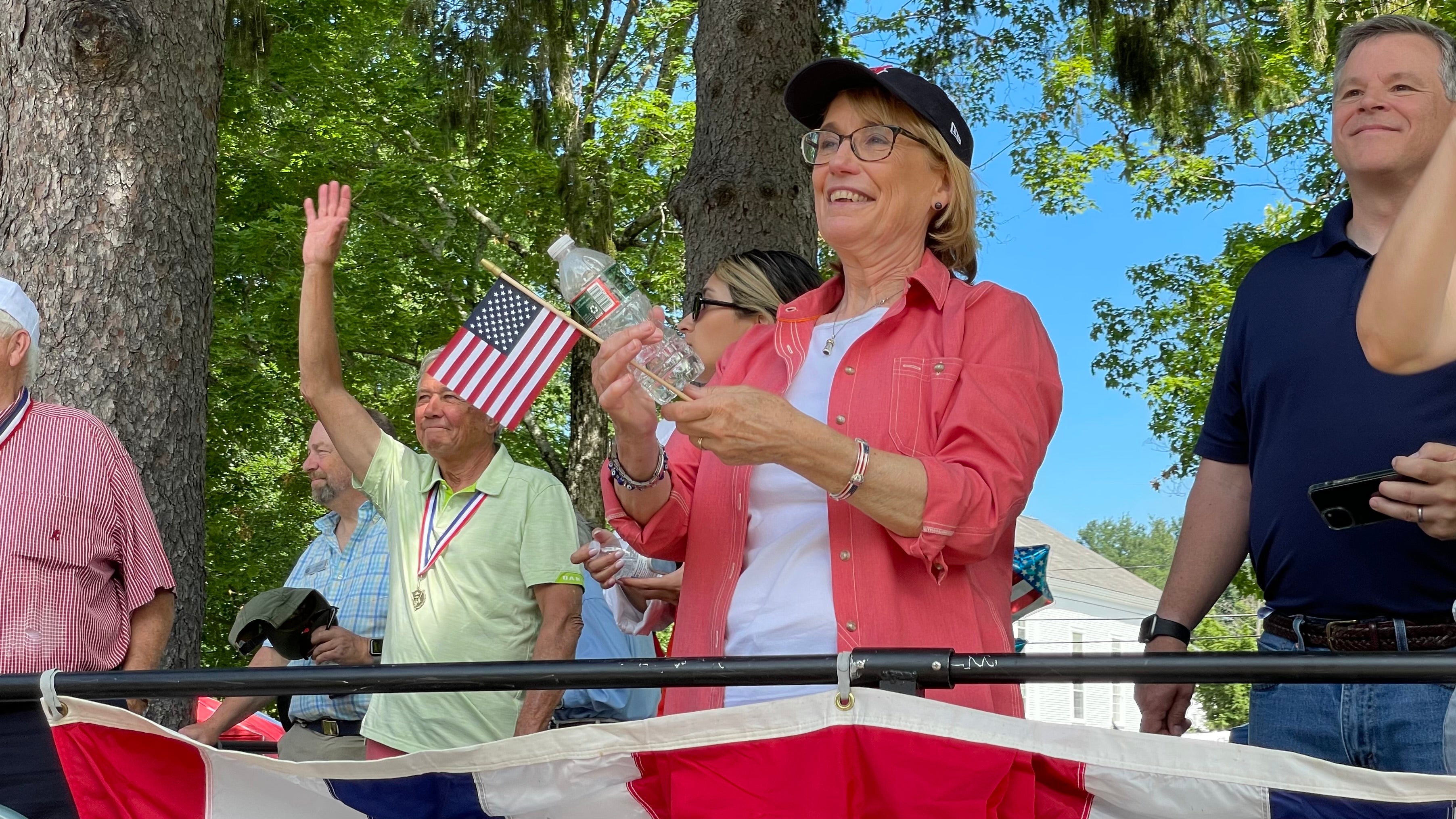 July 4th politics Hassan expenses her GOP challengers in battleground