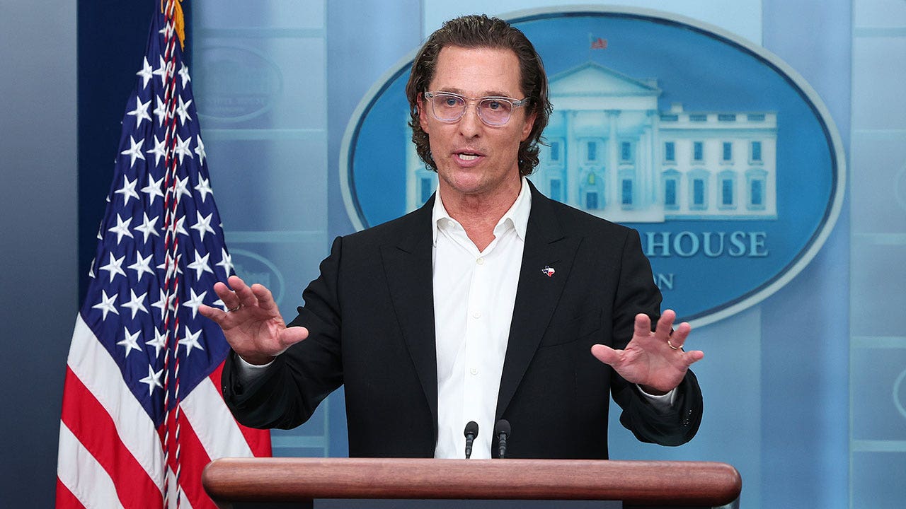 Matthew McConaughey at the White House