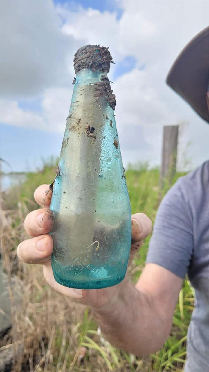 Texas man reunited with 27-year-old message in a bottle he wrote as a child