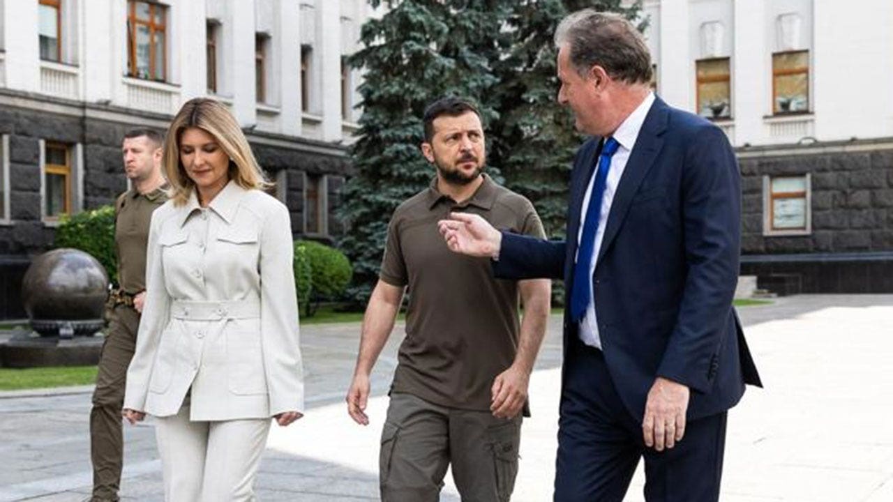 Zelenskyy, first lady open up to Piers Morgan about the cost of war on their marriage in candid interview