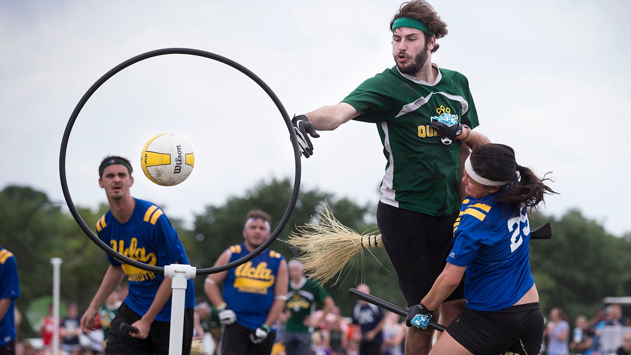 Quidditch in play