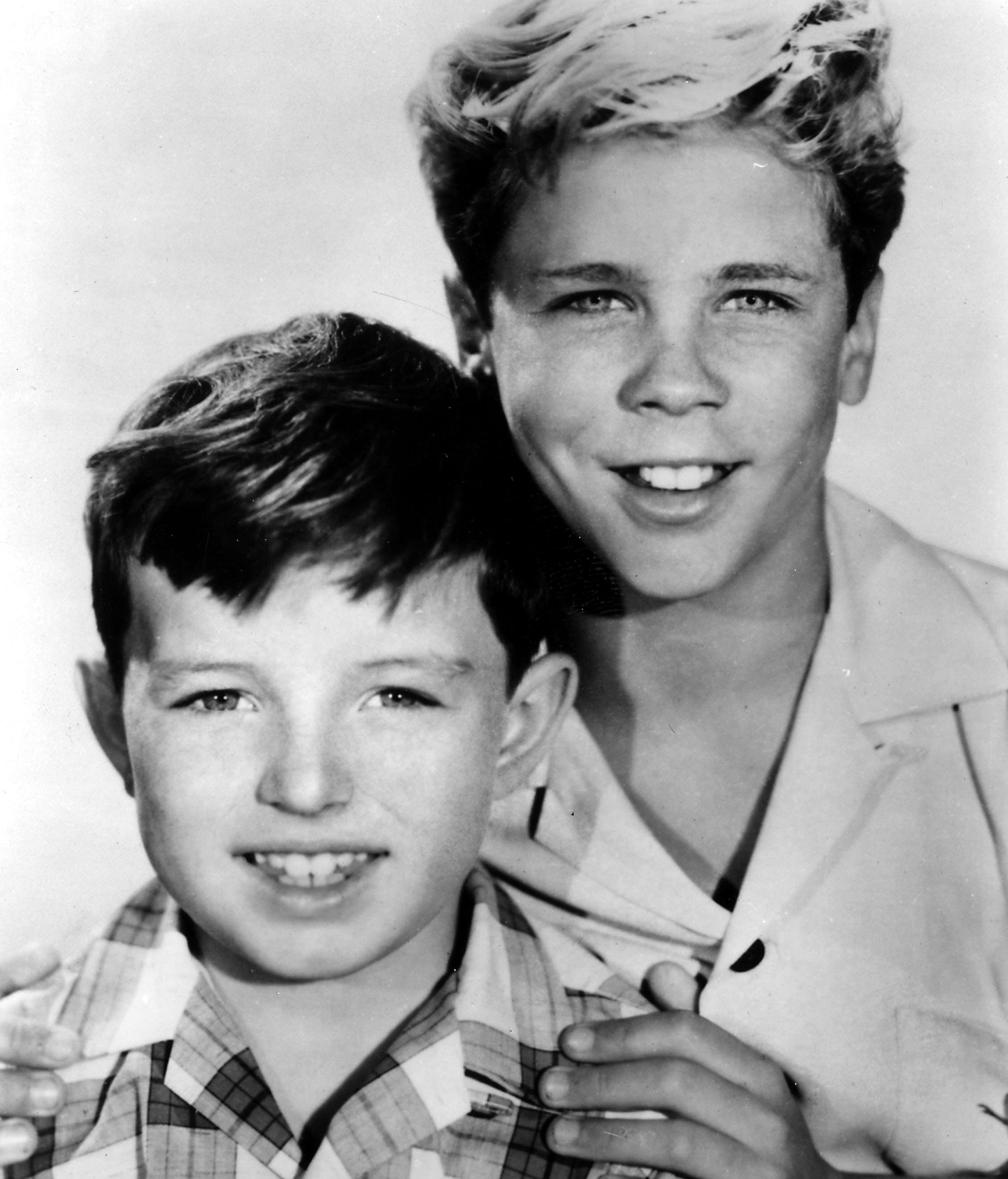 Jerry Mathers and Tony Dow on "Leave it to Beaver"