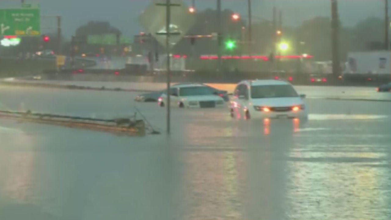 St. Louis flash flooding submerges I-70, traps residents in homes after record-shattering rainfall