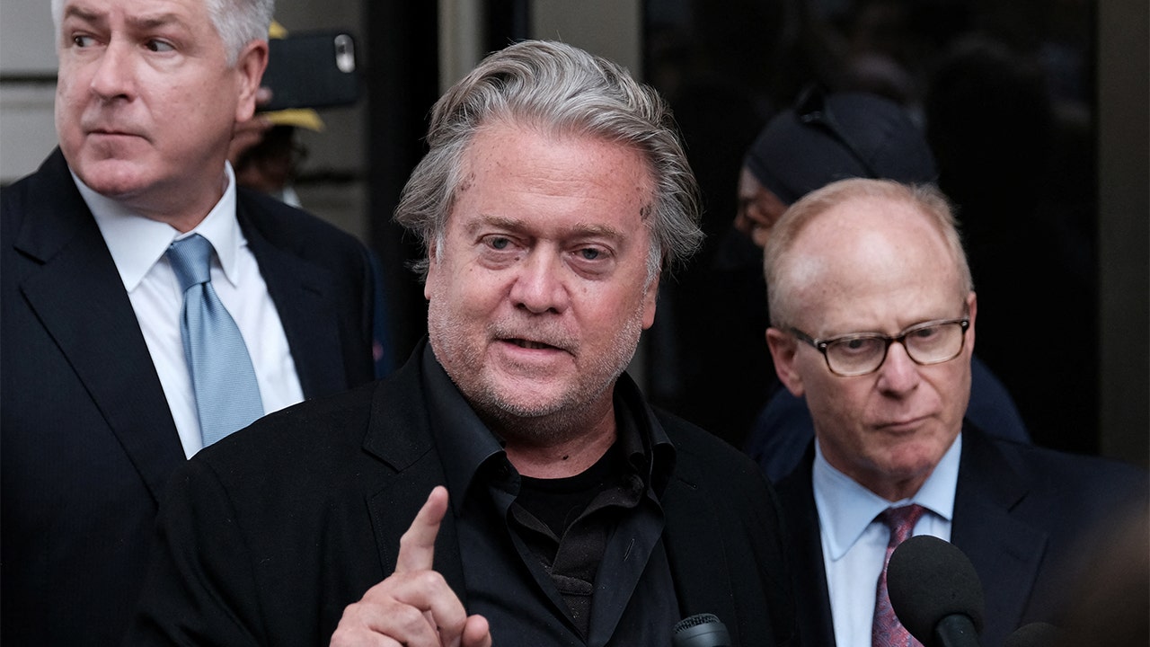 Steve Bannon sentenced to 4 months in prison for contempt of Congress