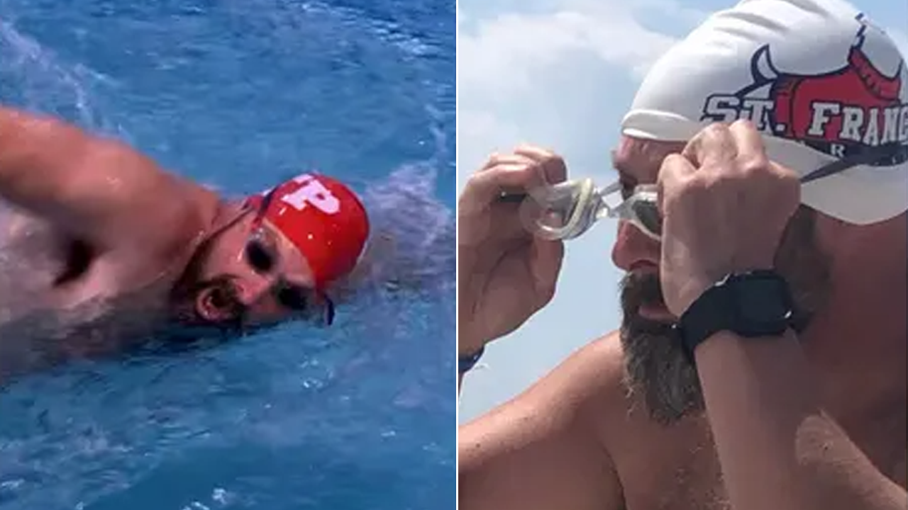 NY football coach to attempt Alcatraz Sharkfest Swim for charity after knee replacement surgery