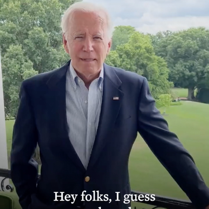 Biden Shares Video After Positive COVID Test: 'I'm Doing Well'