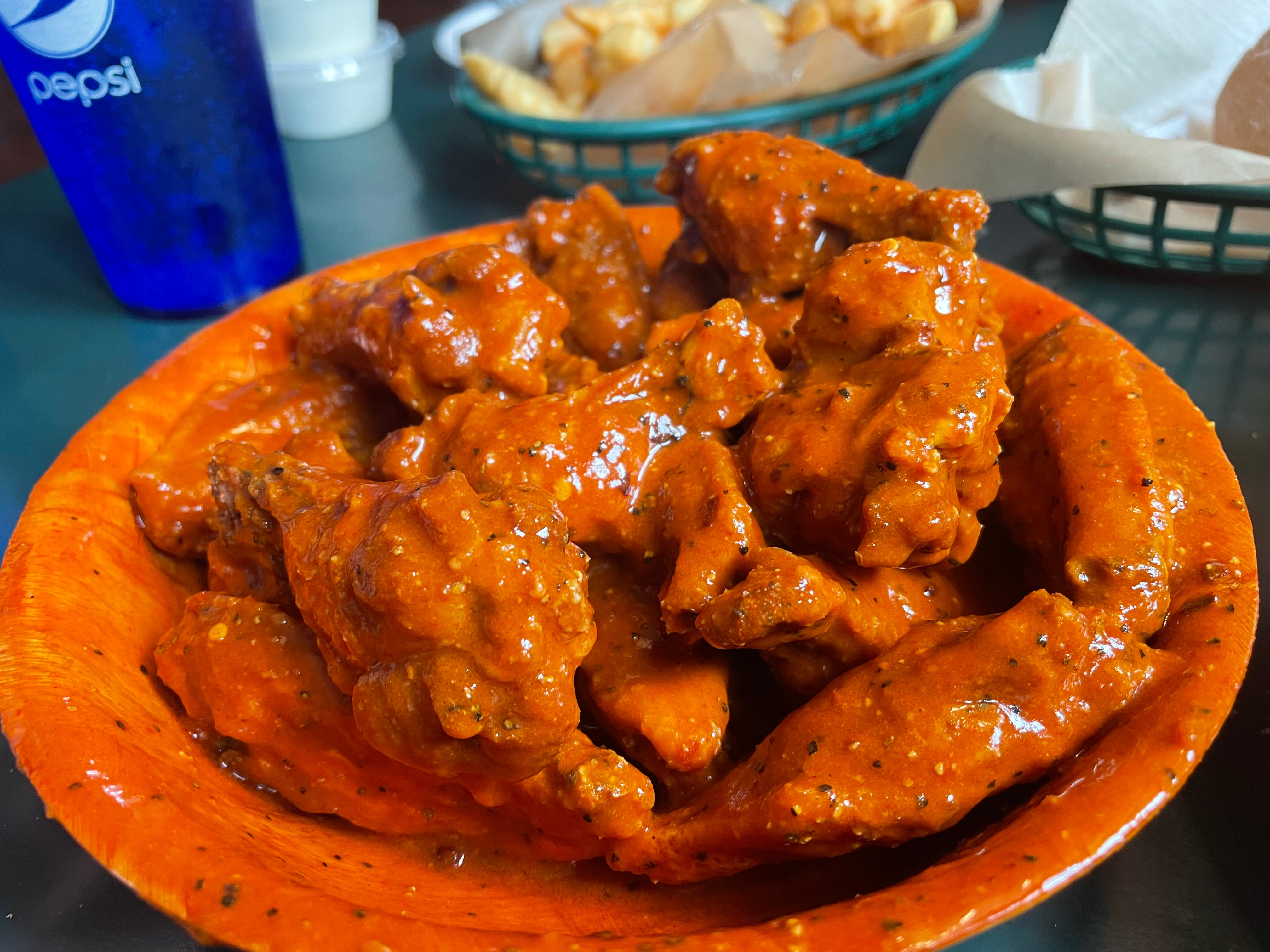 Wendell's is a hidden-gem hot-wing joint in Norton, Mass., offering what loyal fans say are the best wings in the nation. (Kerry J. Byrne/Fox News Digital)