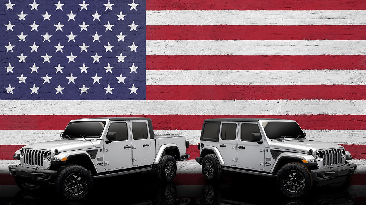 Jeep salutes . military with Wrangler and Gladiator Freedom edition  trucks | Fox News