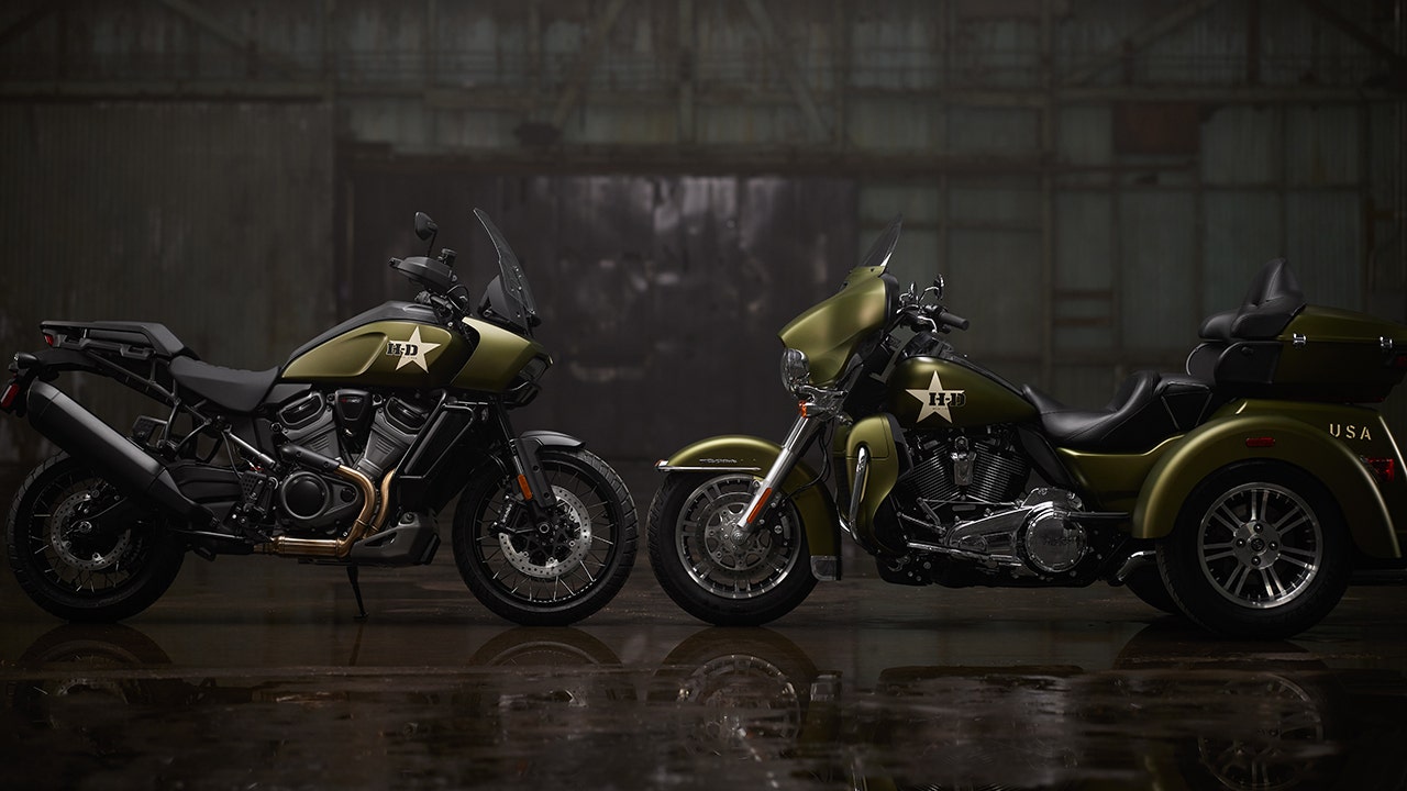 Harley-Davidson launches military-themed motorcycles