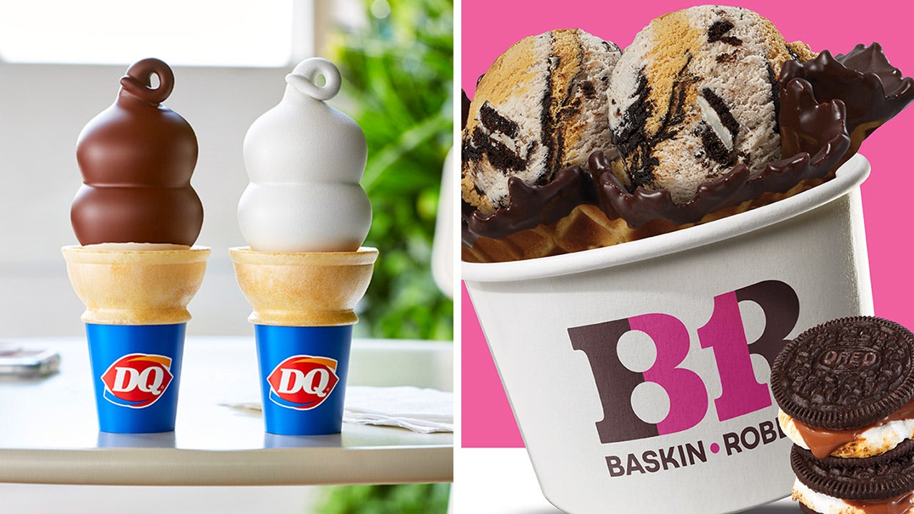 Celebrate National Ice Cream Day with these discounts and deals.  (Dairy Queen/Baskin-Robbins)
