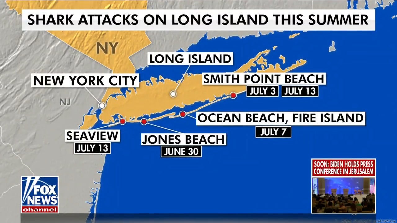 New York shark attack off Long Island marks fifth in 2 weeks