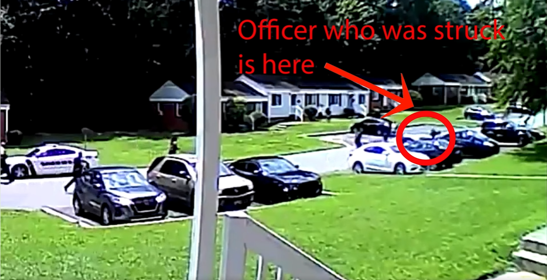 North Carolina police officers shoot suspect while responding to kidnapping call, caught on doorbell video