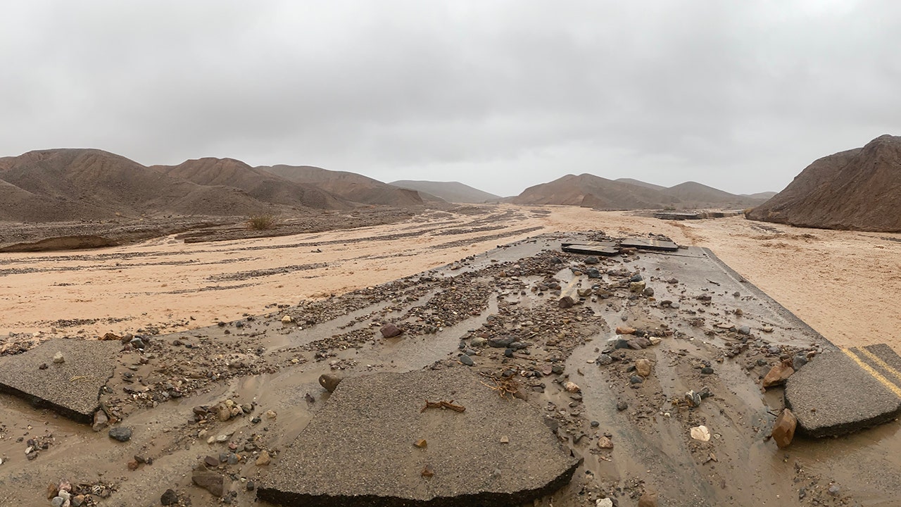 Death Valley National Park substantial floods leave 1,000 staff, guests stranded