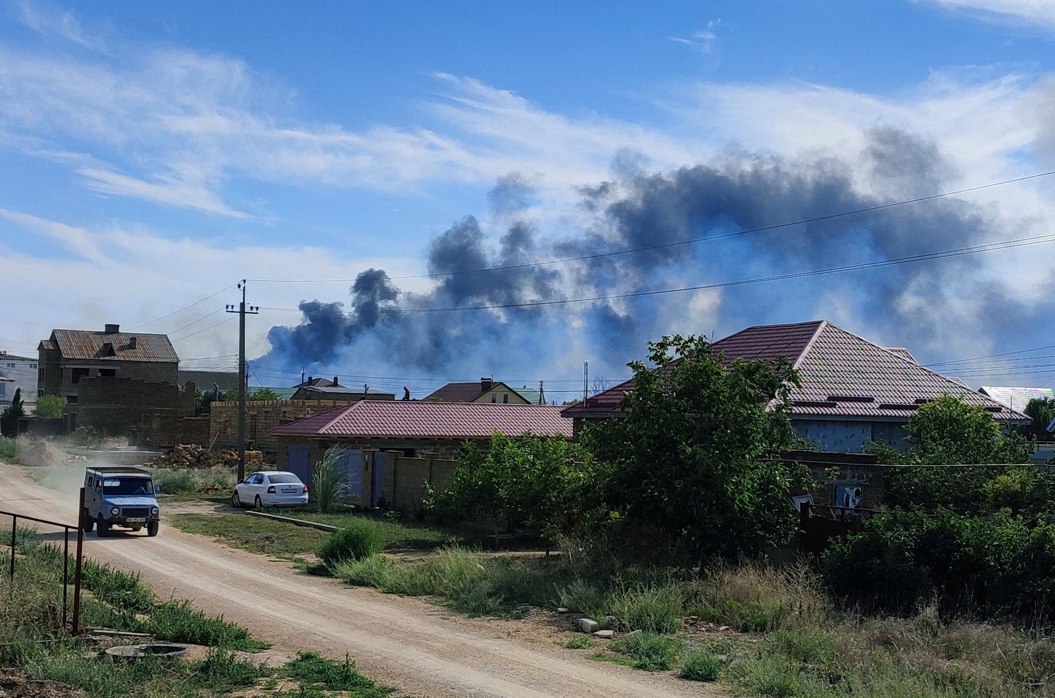 Russian officials insist air base explosions 'accidental,' satellite images show near-identical craters