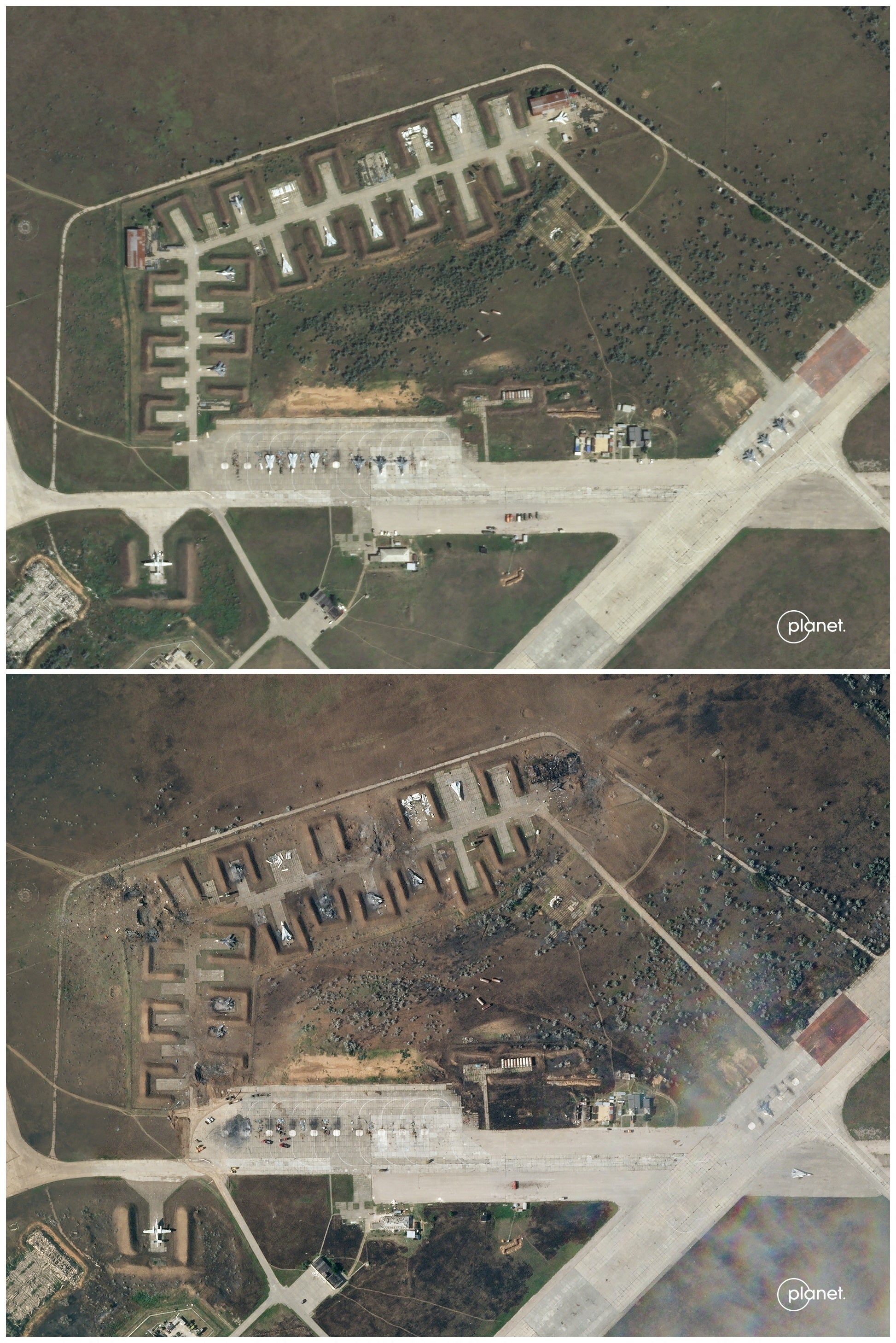 Russian Officials Insist Air Base Explosions 'accidental,' Satellite ...