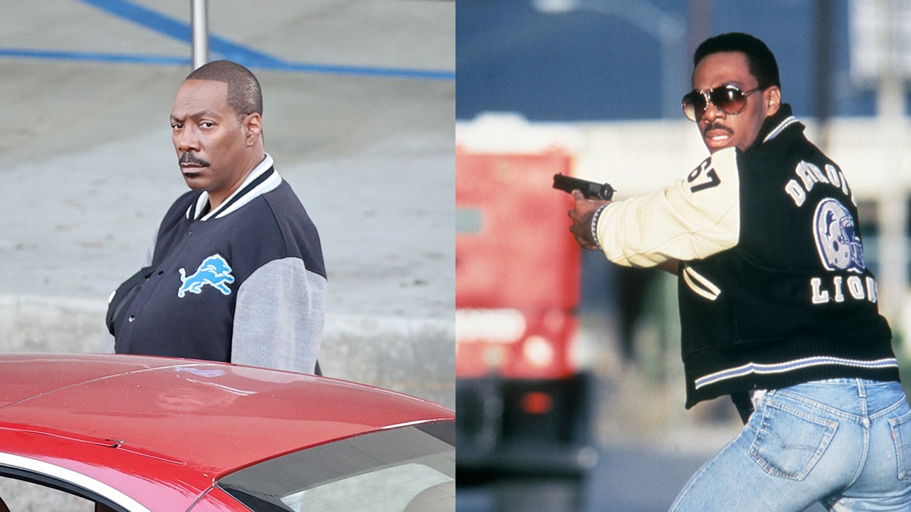 Pictures: Eddie Murphy spotted filming 'Beverly Hills Cop' wearin...