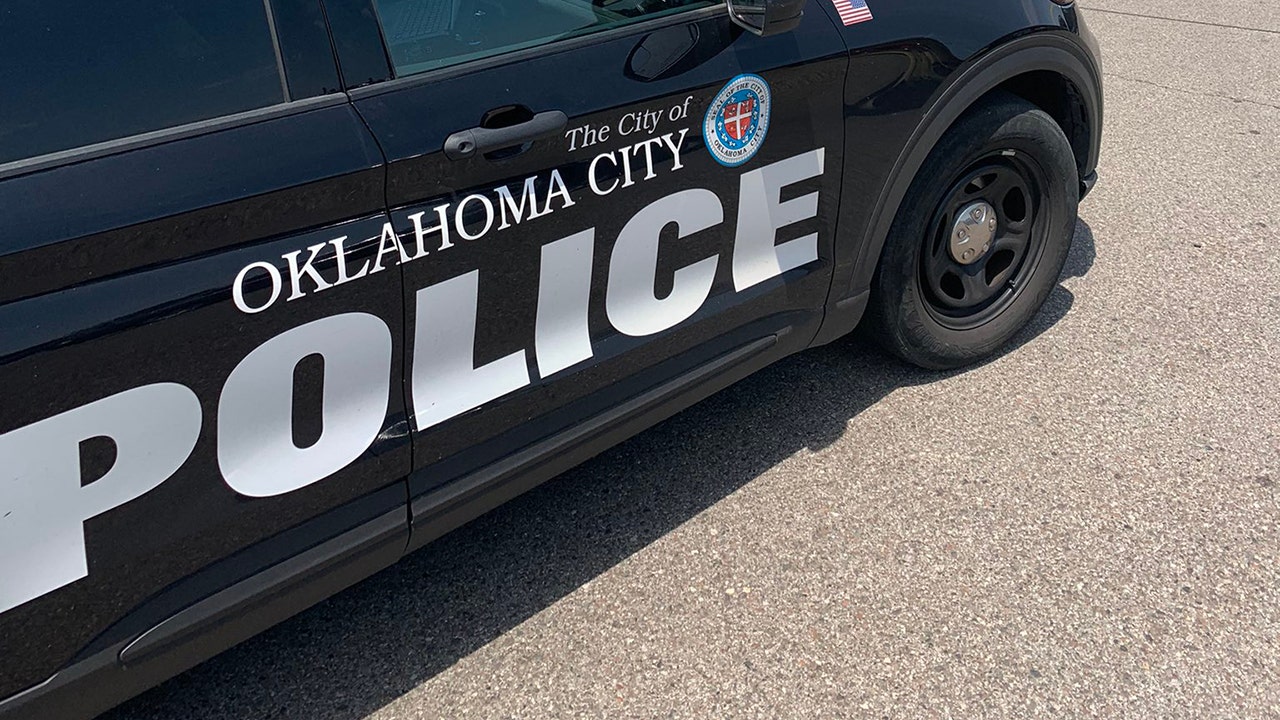An Oklahoma City Police vehicle