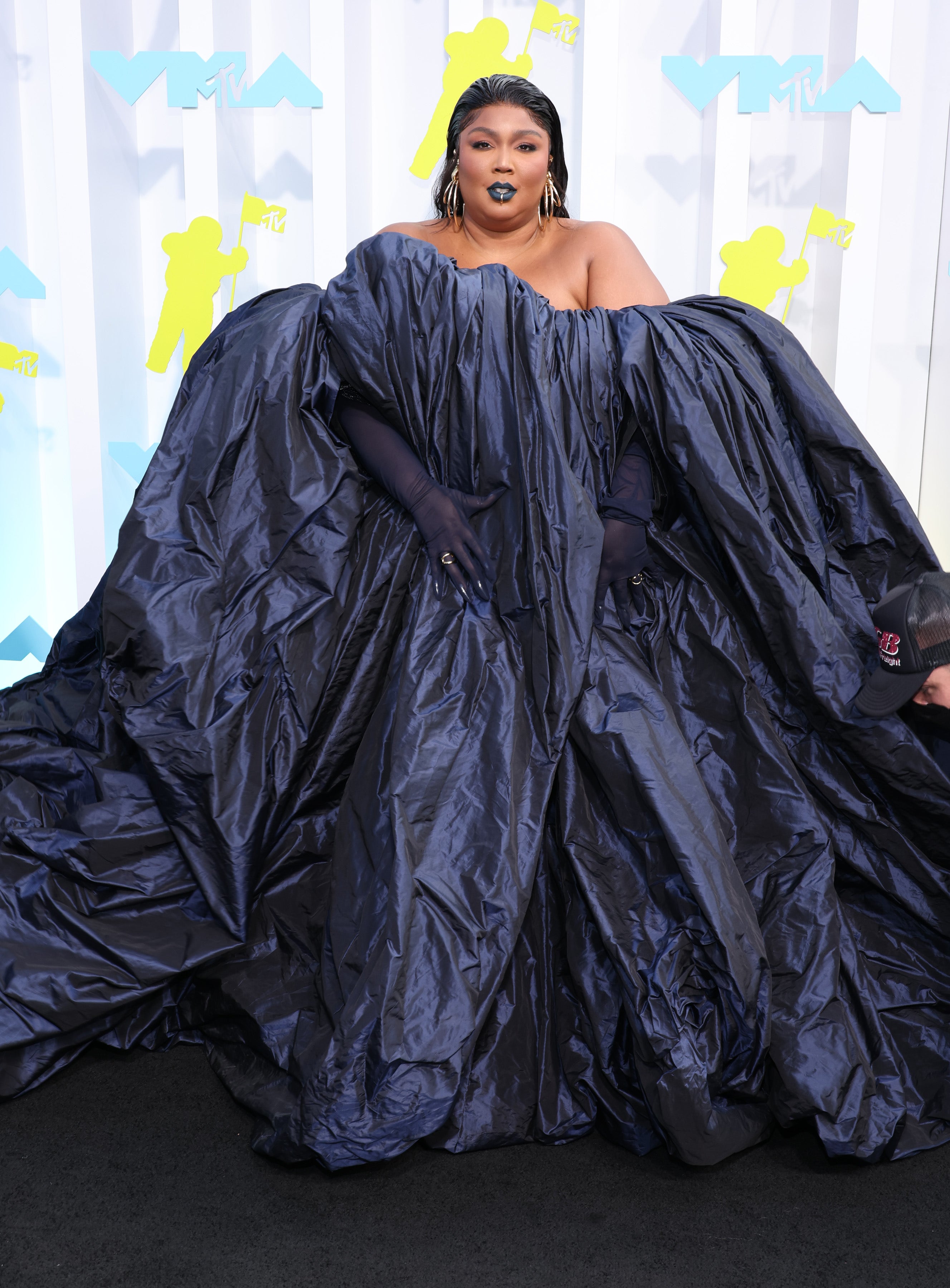 Lizzo made her speech political, addressing the need for young people to vote in elections, just as they do for the VMAs. (Cindy Ord)