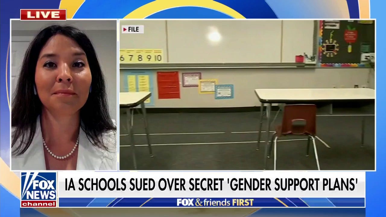 Iowa schools face lawsuit over 'gender support plans': Activists trying to 'destabilize' families