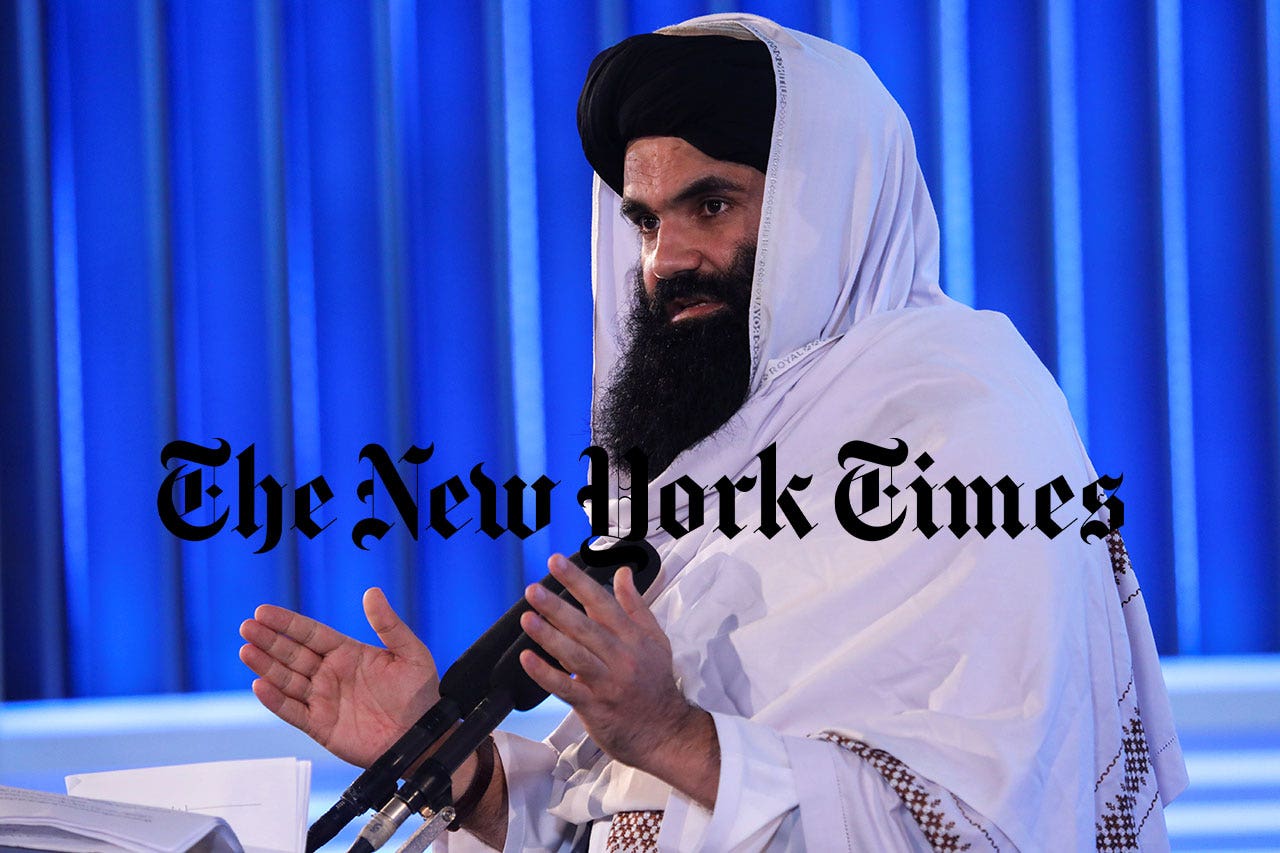 Critics recall Taliban leader's 2020 New York Times op-ed after link established to slain Al Zawahiri