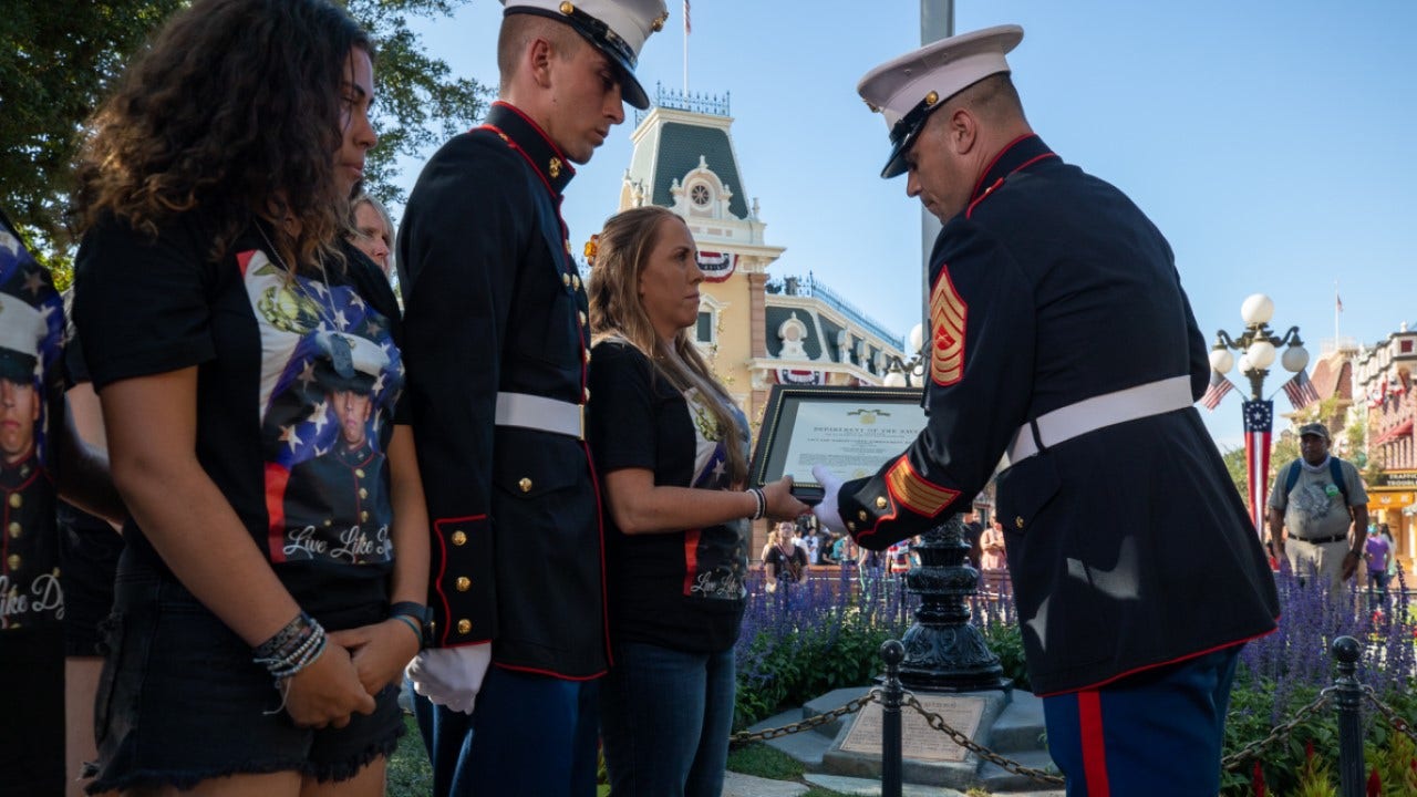 Disneyland honors Marine who died during 2021 Kabul attack