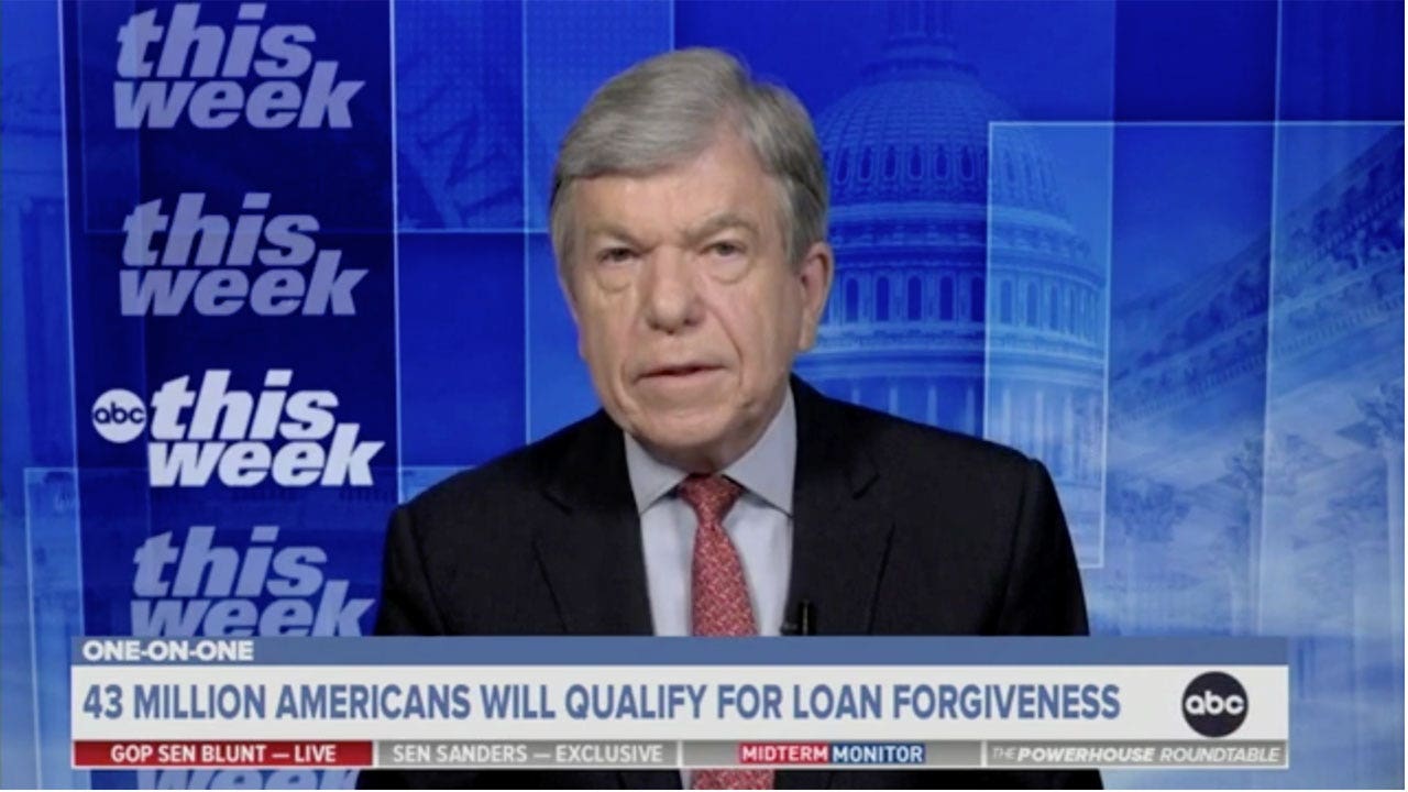Sen.  Roy Blunt pushes back on ABC’s Stephanopoulos on inflation: ‘Most economists are wrong’