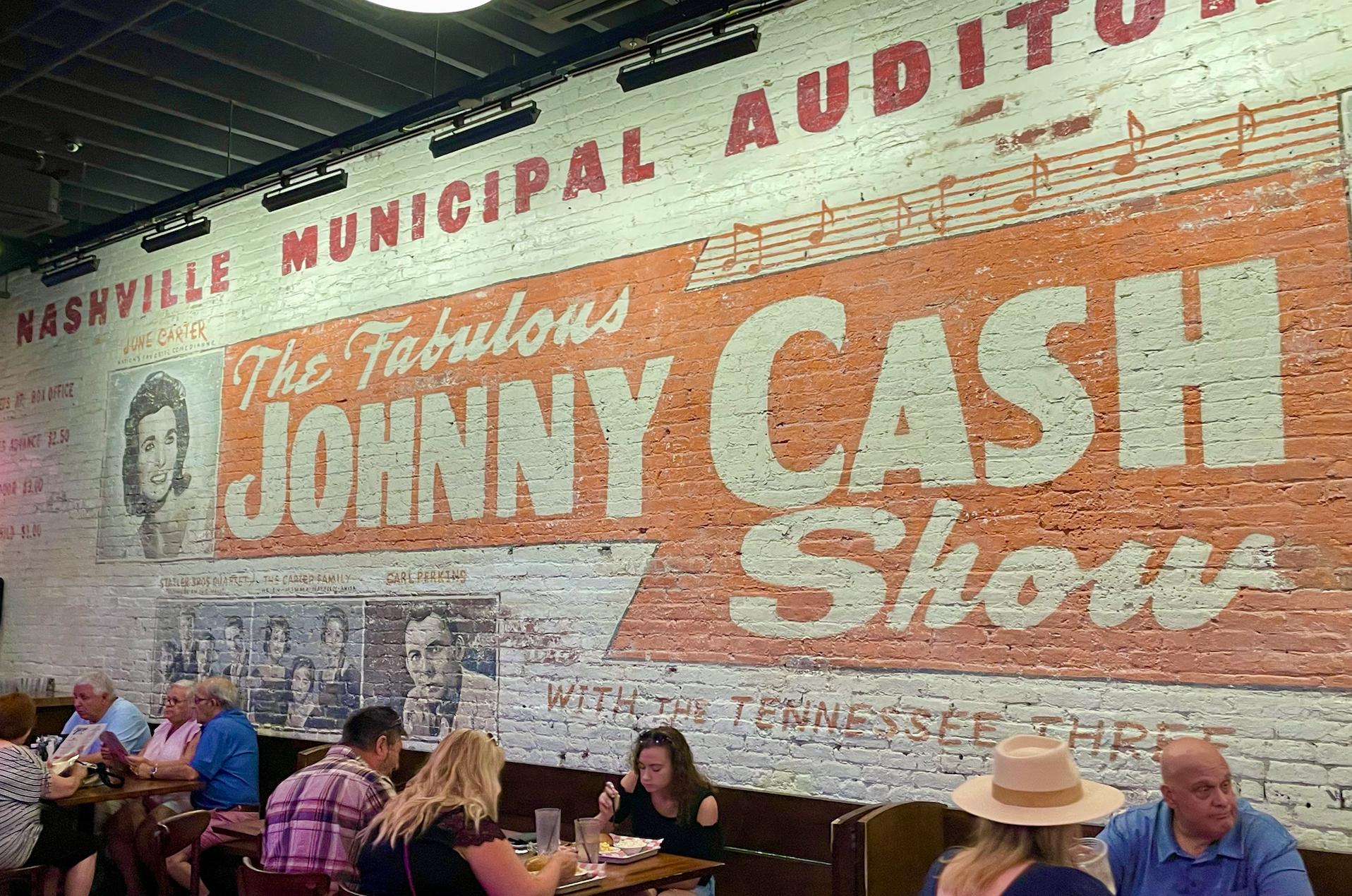 Mural at Johnny Cash's Bar