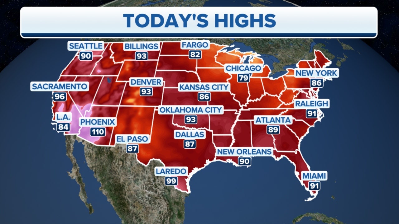 US thunderstorms bring risk of damaging winds, isolated tornado