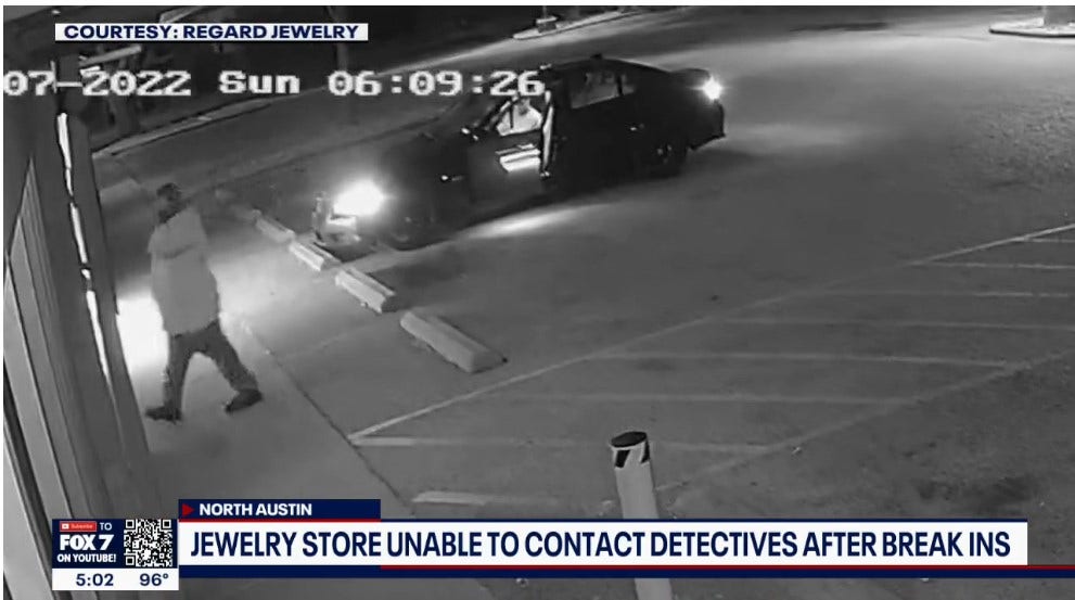 Austin jewelry stores unable to contact police following string of break-ins