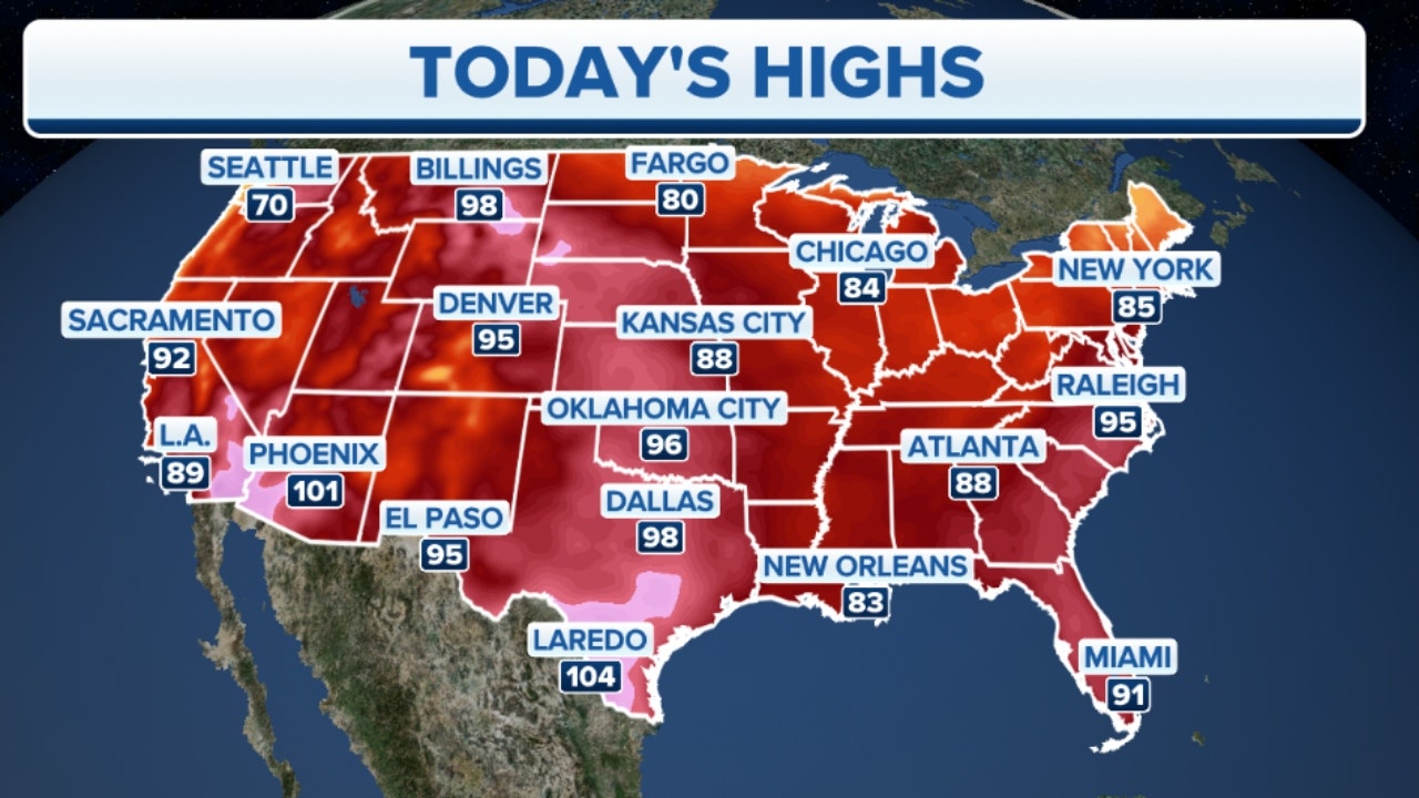 Cooler weather eases sweltering heat across the nation