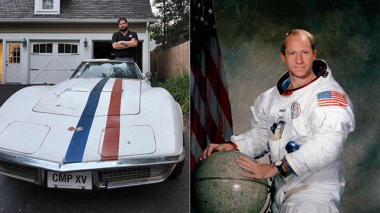 Apollo 15 astronaut Al Worden's 1971 Chevrolet Corvette rediscovered ...