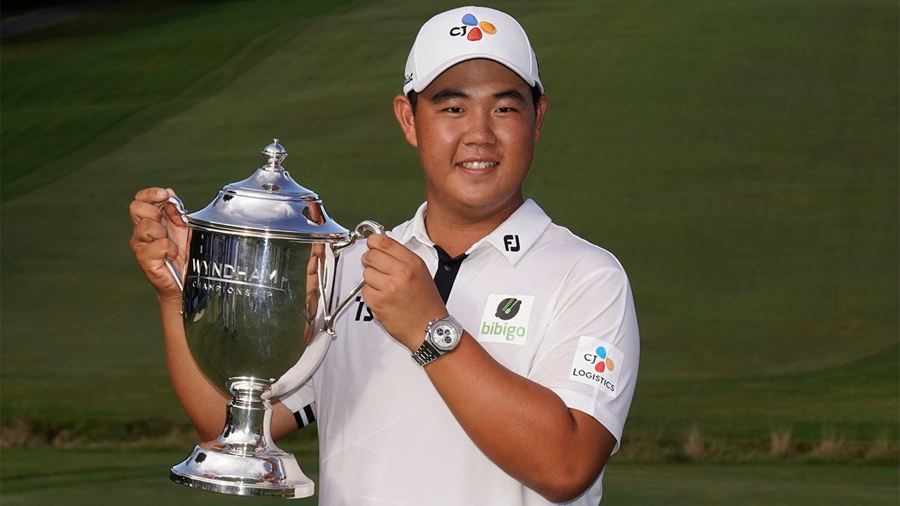 Joohyung Kim shoots 61 to win Wyndham Championship, now eligible for FedEx Cup playoffs