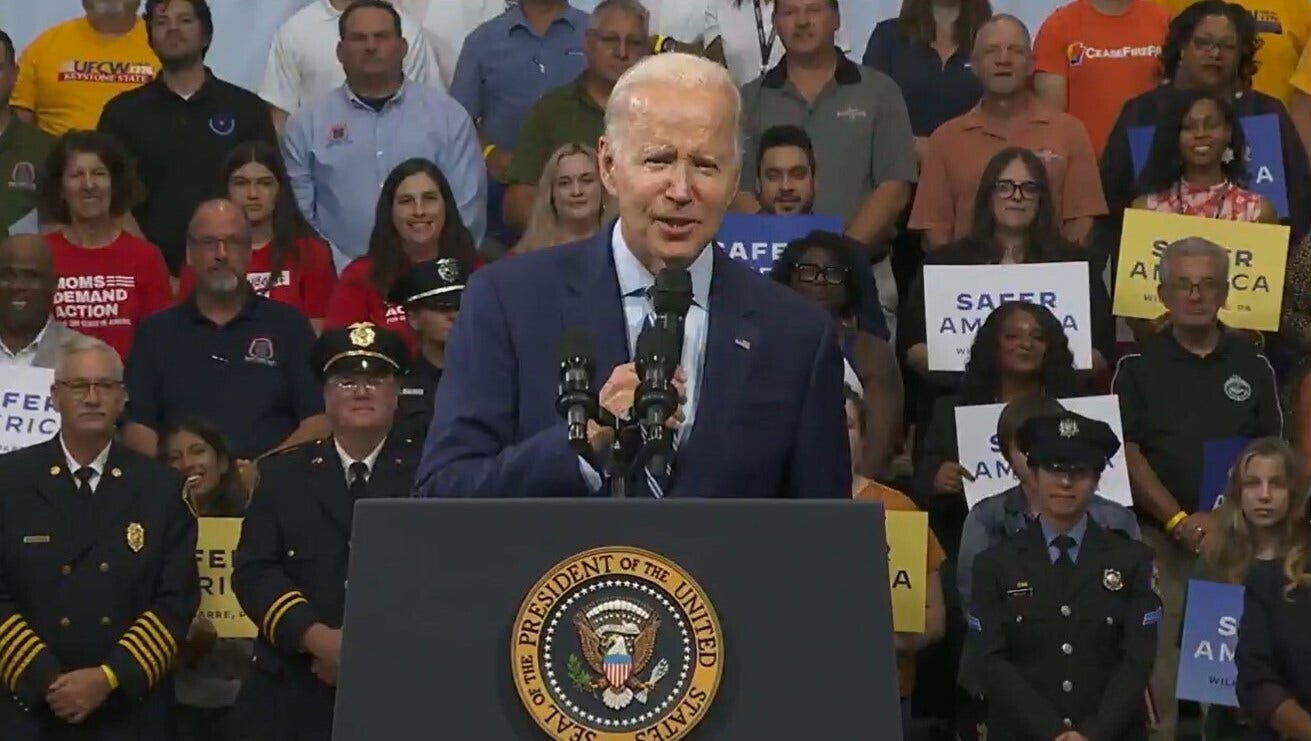 Biden pledges more gun control, funding for police in ‘Safer America