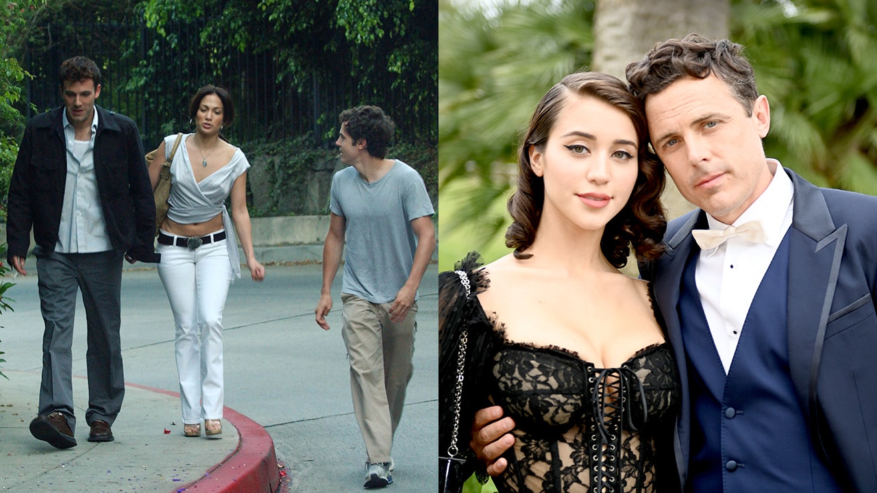 Actress Caylee Cowan and boyfriend/American actor Casey Affleck