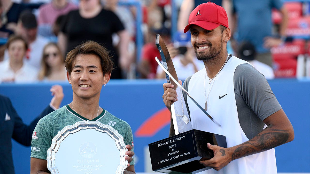 Nick Kyrgios wins the Citi Open, ending a three-year title drought
