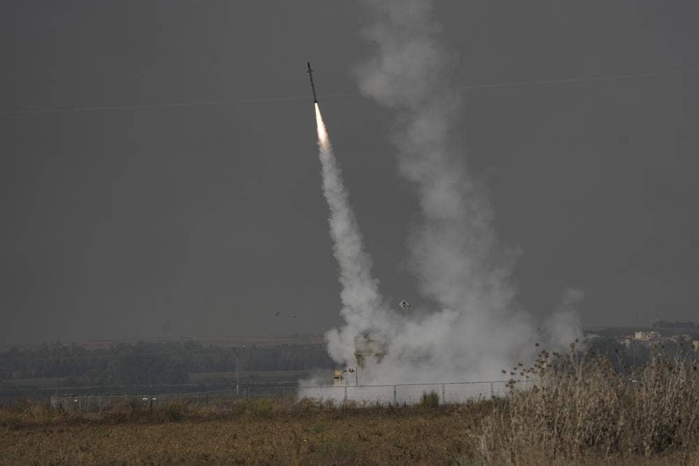 Gaza militants fire wave of rockets into Israel after strikes kill top terrorist leaders