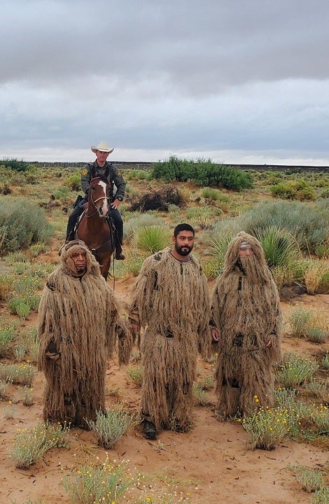 Border Patrol arrests suspected illegal immigrants wearing ghillie suits to blend into desert