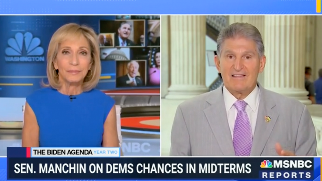 Pressed on backing Biden in 2024, Sen. Manchin angrily tells MSNBC's Mitchell: 'Not gonna talk about it!' - Vimarsana News