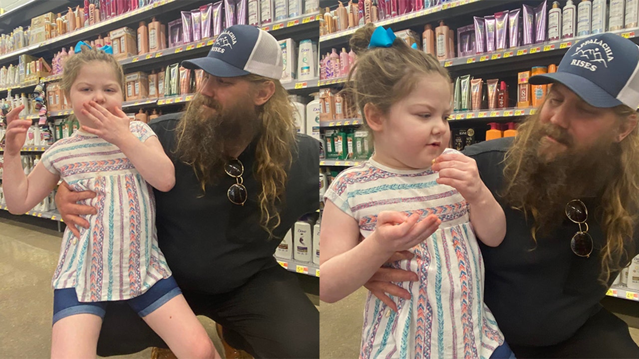 Chris Stapleton has little girl starstruck with impromptu Walmart meeting