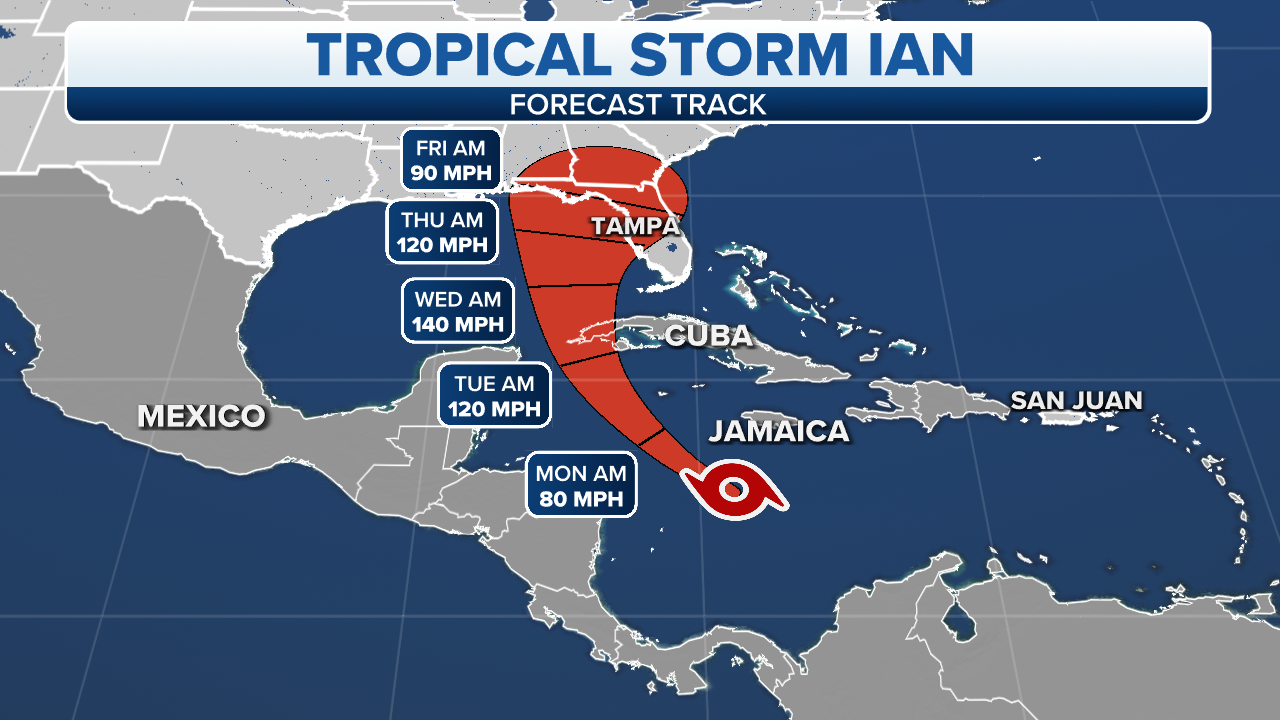 Florida Keys Under Tropical Storm Watch As Ian Gains Strength In The ...