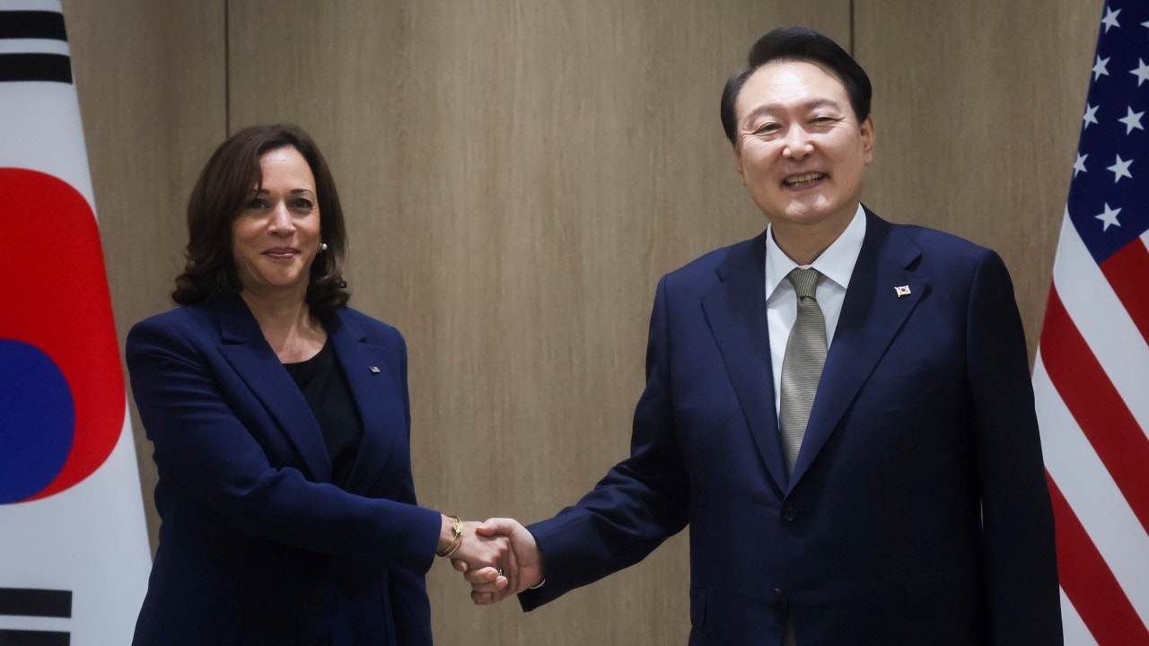 Vice President Kamala Harris visits DMZ after North Korea missile launches