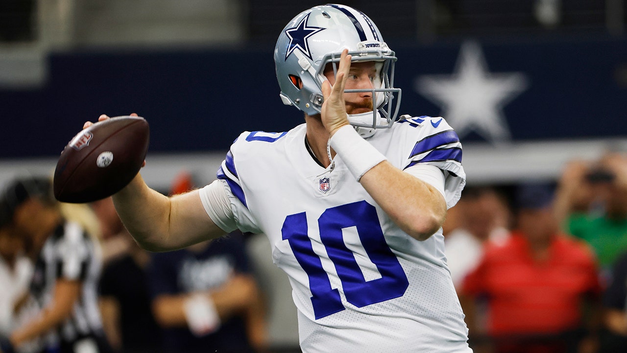 Noah Brown of the Dallas Cowboys catches a touchdown pass against the  News Photo - Getty Images