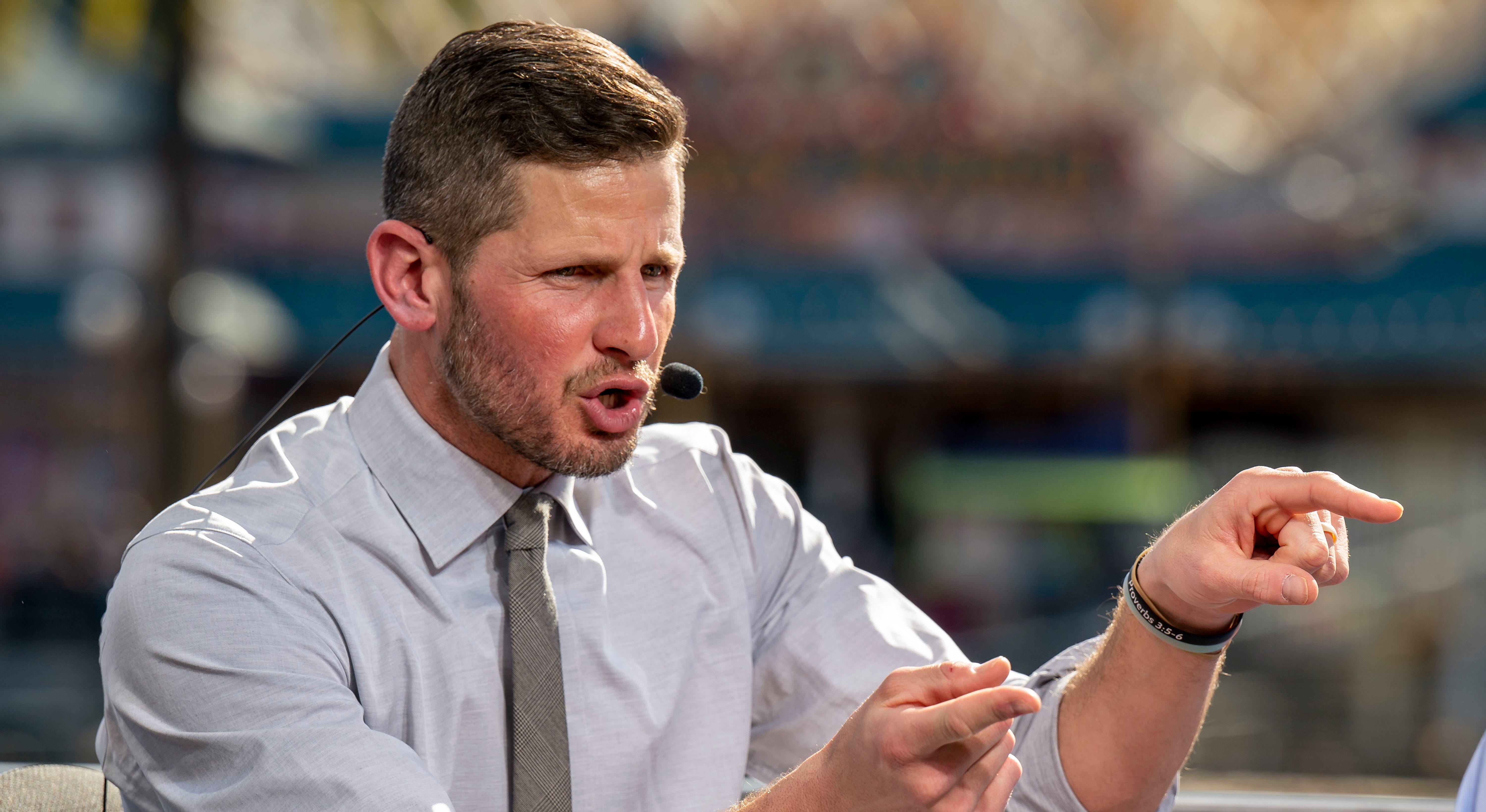 Dan Orlovsky, known for taking safety while chased by Jared Allen