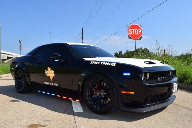 Texas DPS adds seized Dodge Hellcat to its street fleet