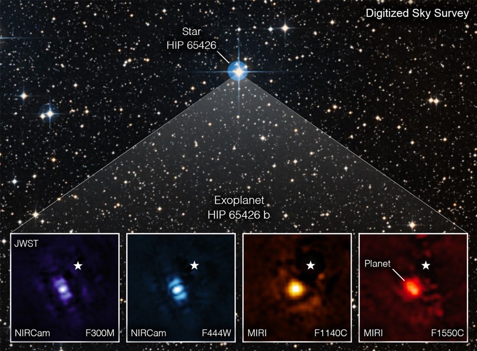 James Webb de la NASA publica la primera imagen directa de un planeta fuera de nuestro sistema solar