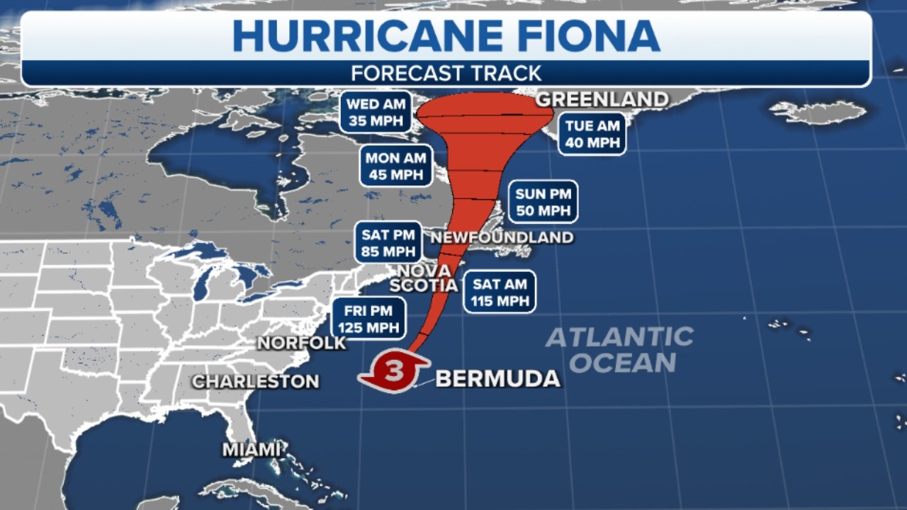 Hurricane Fiona passes by Bermuda, bringing strong winds and heavy rain